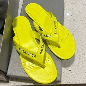 Balenciaga logo sandals